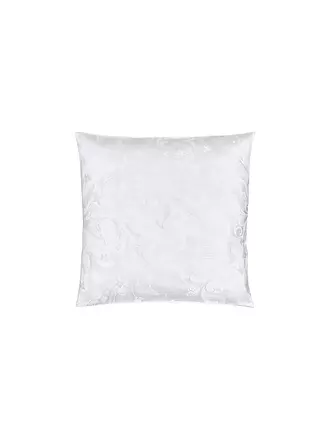 CHRISTIAN FISCHBACHER | Jacquard-Kissenbezug MINERVA 70x90cm Weiss | 